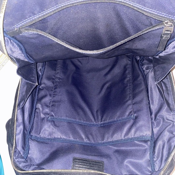 Tumi | Bags | Tumi Alpha Nylon Canvas Durable Backpack Black  Tumi 68980 Mission Bryant Business All Leather Zip Black Backpack t602‎